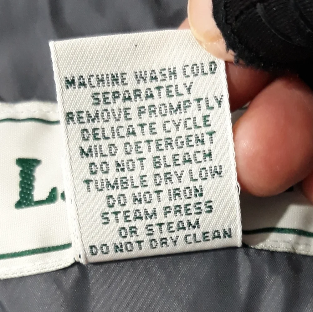 L.L.Bean Thinsulate Jacket Zipper Up Lightweight Blue Size Medium